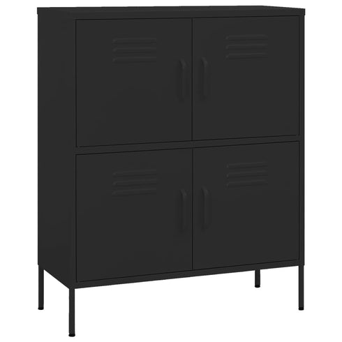 Lady Jillian -  Storage Cabinet Black 80x35x101,5 cm Steel - Model 1
